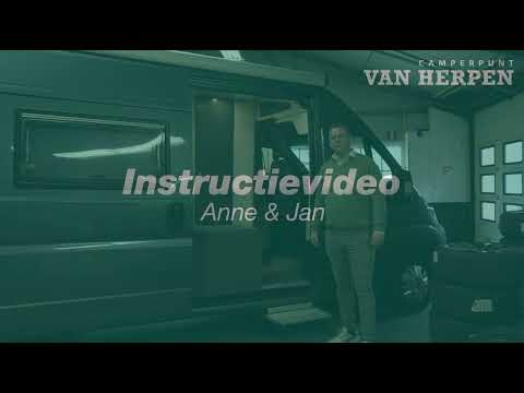 Instructievideo campers Anne & Jan